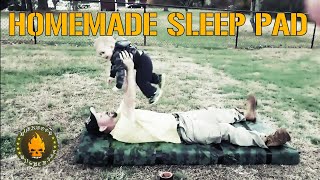 BURNWOOD BUSHCRAFT 18 Homemade Sleep Pad [upl. by Gretel]