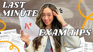 LAST MINUTE EXAM TIPS to SAVE YOUR GRADES stop crying from stress bestie 💪 [upl. by Corwin]