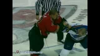 Barret Jackman vs Jarome Iginla Mar 2 2006 [upl. by Marrin]