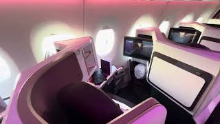 Virgin Atlantic A3501000 Upper Class interior [upl. by Del625]