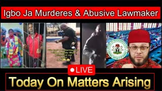 LIVE Today 29102024  Murderers Of Igbo Ja amp Abusive Rep Matters Arising [upl. by Ennovart]