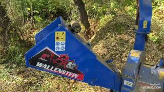 Reveiw Wallenstein BX52s wood chipper [upl. by Shanan]