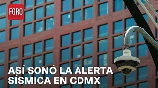 Sismo hoy 7 diciembre Momento en que suena la alerta sísmica en CDMX  Las Noticias [upl. by Phillip]