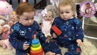 REBORN TODDLER TWINS OPEN GIFTS For Happy Mail Monday [upl. by Leanahtan688]