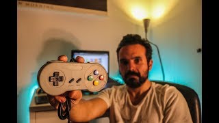 Comando  controle Nintendo Snes USB para jogar no pc [upl. by Broder913]