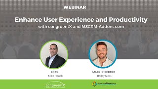 Enhance User Experience and Productivity with congruentX and mscrm addons [upl. by Booker]