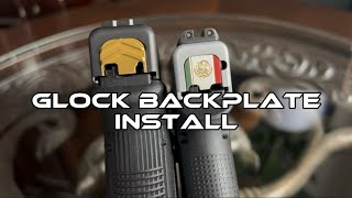 A Beginners Guide to Glock Customization Installing a Backplate [upl. by Anemolihp]