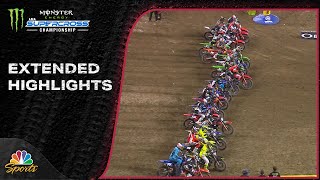 Supercross 2024 EXTENDED HIGHLIGHTS Round 5 in Detroit  2324  Motorsports on NBC [upl. by Eel]