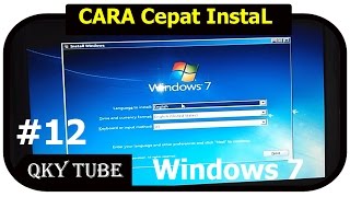 Cara Mudah Instal Laptop HP Windows7 [upl. by Grimaud]