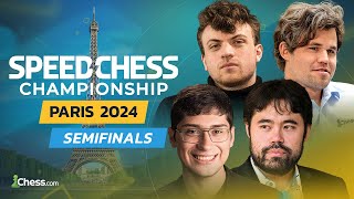 Magnus Carlsen amp Hans Niemann Go HeadToHead SCC LIVE From Paris [upl. by Nevag]