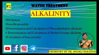 Alkalinity  Determination  Ion calculation  Water treatment Engineering Environmental Chemistry [upl. by Nednarb198]