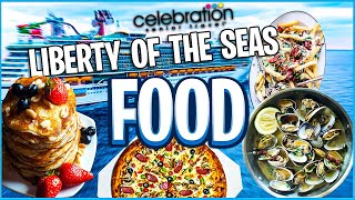 The Food on Liberty of the Seas Cruise  Celebration Senior Travel [upl. by Eilssel823]