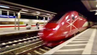 Germany High speed trainsZüge durchfahren🚄 🌬️ [upl. by Rudd768]