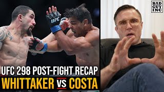 Robert Whittaker vs Paulo Costa  PostFight Recap [upl. by Ella801]