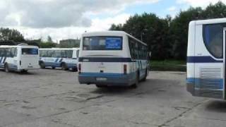 Autosan A0909L NOS 15A5 PKS Ostróda wyrusza na trasę [upl. by Meesaw]