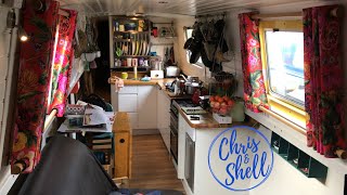 Living on a Narrowboat  Liveaboard Narrowboat Tour [upl. by Cirad35]