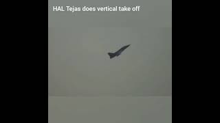 HAL Tejas does perfect vertical climb after take off Shorts [upl. by Seravat81]