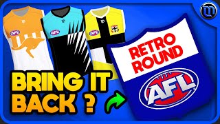 Why the AFL Should Bring Back Retro Round in 2024 [upl. by Ecienahs]