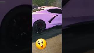 Spotted a sick pink C8 corvette downtown Las vegas shorts viralvideo trending lasvegas fast [upl. by Deutsch]