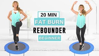 20 Minute Rebounder Workout For Weight Loss Mini Trampoline Workout Fabulous50s [upl. by Meedan944]