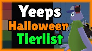 Yeeps Halloween item Tierlist [upl. by Nitsir738]