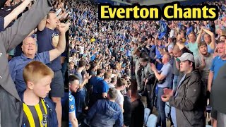 Everton Fans Chant  Leicester City vs Everton  12 [upl. by Ardnoel]