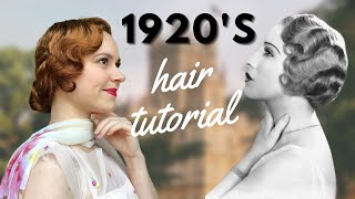 1920s Hair Tutorial  Finger Waves [upl. by Schoening]