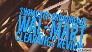 Swhacker Razor 252 Broadheads WalMart Clearance Did I Score broadheads [upl. by Tiffa]