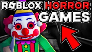 Top 5 BEST Roblox Horror Games [upl. by Oneil542]