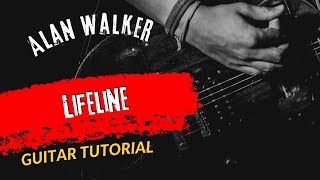 Guitar Tutorial Alan Walker Lifeline [upl. by Norrabal]