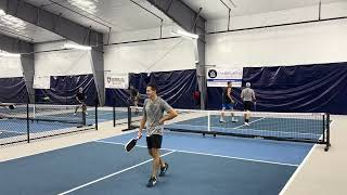 Camp Pickleball Rec  AnishMike VS RogerGreg [upl. by Milburr]