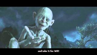 Best amp Favorite Lord of the Rings Quotes  quotAnd take it for MEquot GollumSméagol [upl. by Grefer]