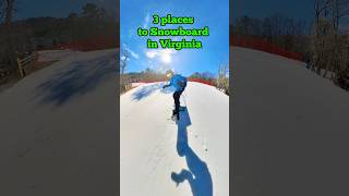 3 Best Ski Resorts in Virginia snowboarding midatlantic shorts [upl. by Aldridge357]