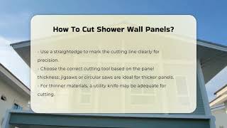 How To Cut Shower Wall Panels  CountyOfficeorg [upl. by Huskey]