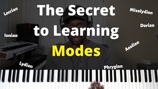 Learn your MODES on the piano to help your improvise  Learn all 7 Major Scale Modes [upl. by Aipmylo]