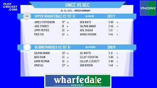 Upper Wharfedale CC 1st XI v Blubberhouses CC 1st XI [upl. by Jaylene]