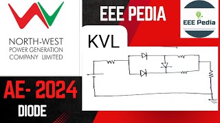 eee  NWPGCL AE 2024  Diode Math Solving Using Mesh সমাধান [upl. by Grof]