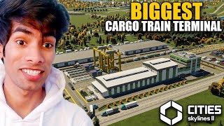 Building Biggest TRAIN TERMINAL in Our City  Cities Skylines [upl. by Jenei]