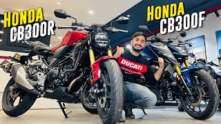 2024 Honda CB 300R Vs Honda CB 300F Detailed Comparison  Which One is Best For You [upl. by Kilby]