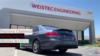 W212 E550 with W2 ECU Tune and optional quotBurblesquot [upl. by Tezile]