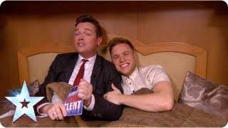 Troublemaker Stephen Mulhern meets Olly Murs  SemiFinal 4  Britains Got More Talent 2013 [upl. by Arenahs649]