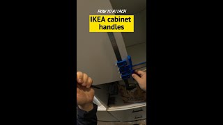 How to add Ikea cabinet handles using a jig—quotGribbolquot model [upl. by Hudis]