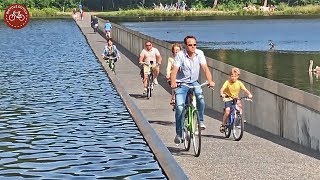 Cycling through water and the trees Belgium [upl. by Arawaj755]