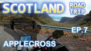 07 JawDropping Views at APPLECROSS Pass in the stunning Highlands  Solo Ride [upl. by Lynd]