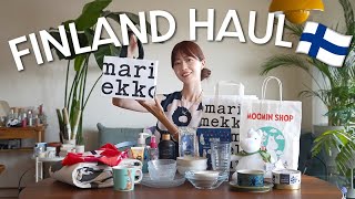 Finland Haul  夏のフィンランド旅行の購入品紹介🛍🇫🇮 マリメッコ イッタラ ムーミングッズ 北欧雑貨…全部見せます！ [upl. by Oivatco490]