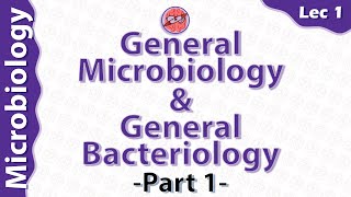 Microbiology  General Microbiology amp General Bacteriology Lec1  part 1  Dr Amro Ashraf [upl. by Hourihan]