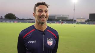 2024 October 27  USA v Nepal postmatch interview with Shadley van Schalkwyk [upl. by Carilyn]