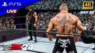 Roman Reigns vs Brock Lesnar full rivalry History  Live WWE 2024 WWE 2k24 [upl. by Edivad]