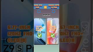 IQOO Z9S PRO VS REDMI NOTE 13 PRO [upl. by Ennaid]