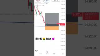 Nifty scalping today 🔥  stockmarket trading ytshorts [upl. by Anyak]